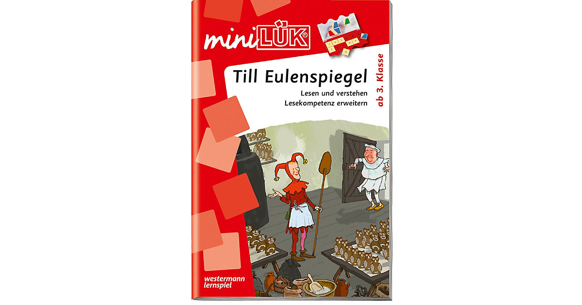 Buch - mini LÜK: Till Eulenspiegel - Lesen und verstehen, 3. Klasse, Übungsheft