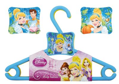 Набор из 3-х вешалок "Золушка", Disney Princess