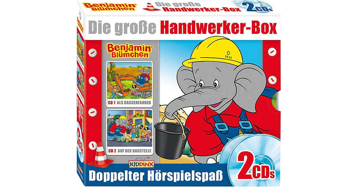 CD Benjamin Blümchen Handwerker Box (109+118) Hörbuch