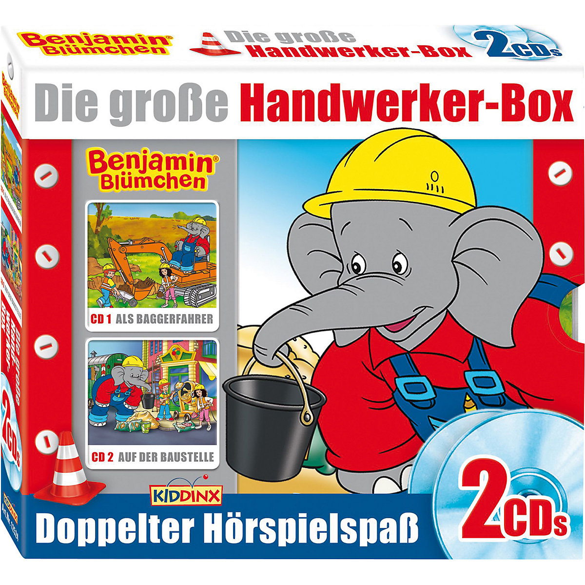 CD Benjamin Blümchen Handwerker Box (109+118)