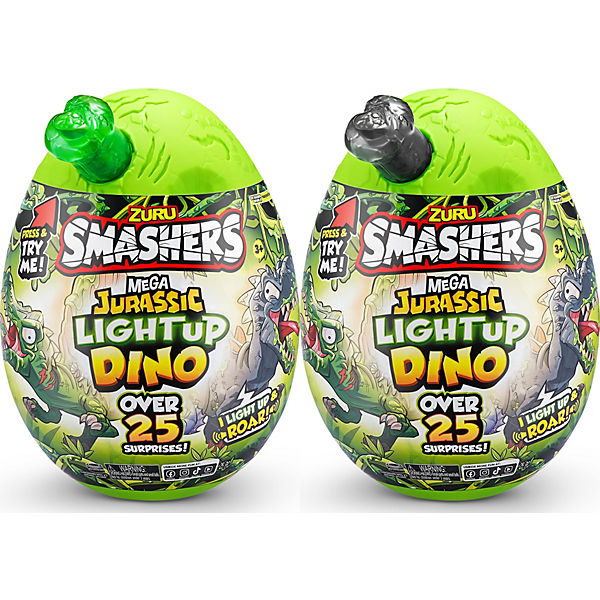 Smashers - Jurassic Light Up Dino Ei
