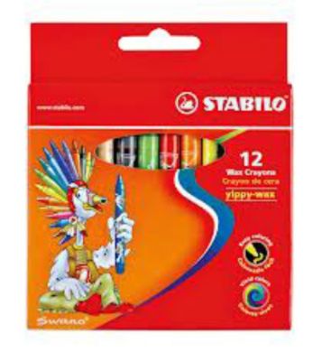 STABILO Набор восковых мелков Yippy-wax, 12цв.