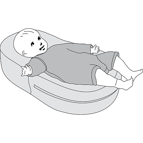 Детский Эргономичный матрасик COCOONaBABY, Red Castle, белый от RED CASTLE®