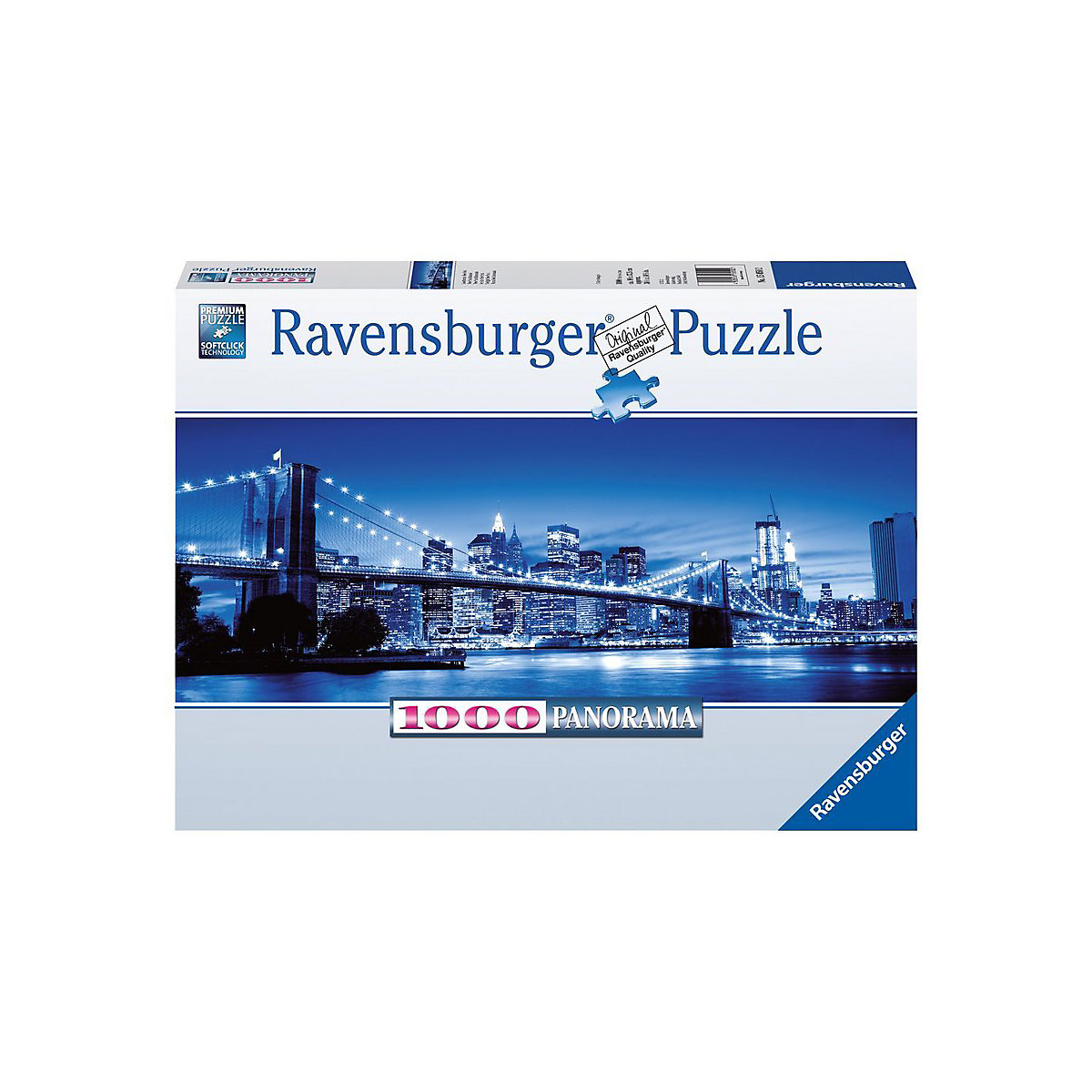 Ravensburger Puzzle 1000 Teile 98x37 cm Panorama Leuchtendes New York