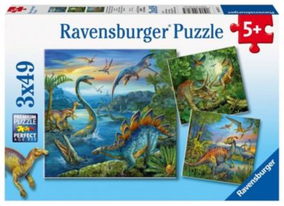 Alte Spaß Puzzle Neu Trefl 260 Teile Kinder Jungen Groß Dinosaurier Außen 