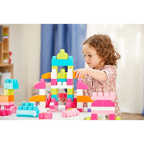 Конструктор Mega Blocks First Builders, 80 деталей от Mattel