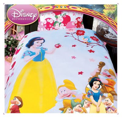 Комплект "Белоснежка" 1,5-спальный, Disney Princess