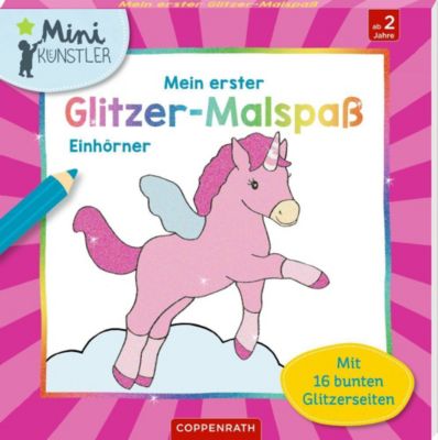 Image of Buch - Mein erster Glitzer-Malspaß - Einhörner