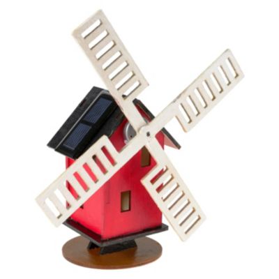 Holz Bausatz Solar Windmuhle Nemmer Mytoys