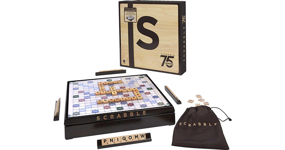 Image of Brettspiel Scrabble 75 Jahre Sonderedition