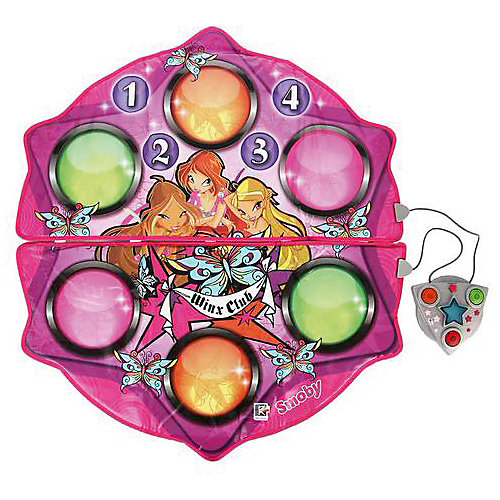 Танцевальный коврик на батарейках, Winx Club от Smoby