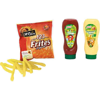 Spiellebensmittel McCain Pommes mit Ketchup und Mayo