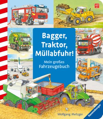 Image of Buch - Bagger, Traktor, Müllabfuhr!