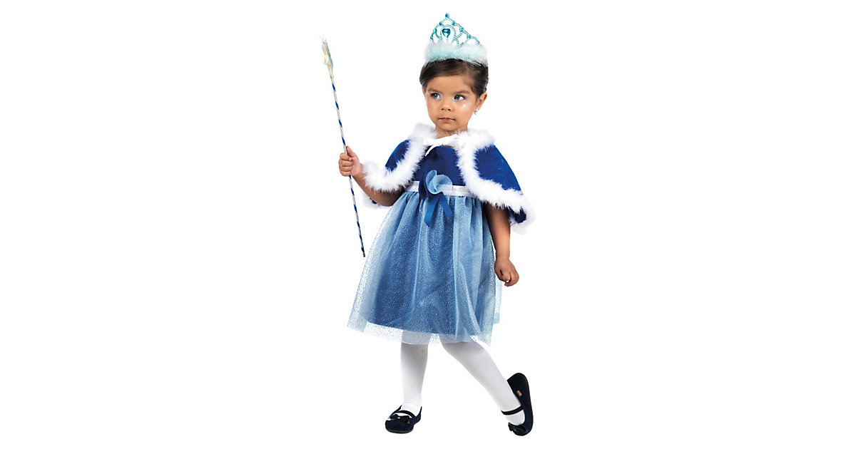 Kostüm kleine Prinzessin blau Gr. 80/86 Kostüm kleine Prinzessin blau Gr. 80/86