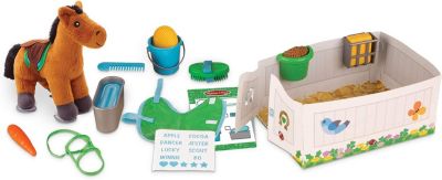 Horse Care Play Set Feed and Groom, Melissa & Doug myToys