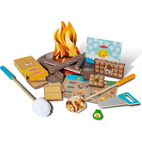 Campfire s'mores play set | Lagerfeuer Spielset - 23-teilig
