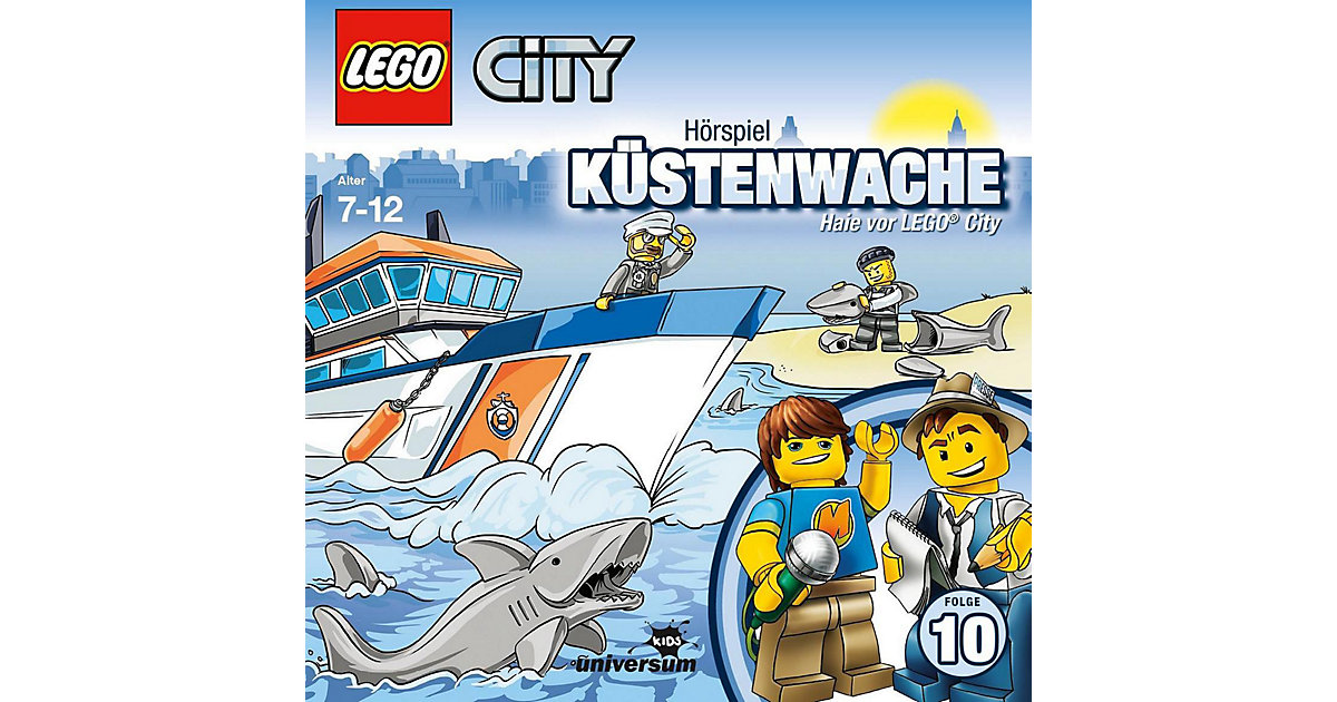 CD LEGO City 10 - Küstenwache: Haie vor LEGO City Hörbuch