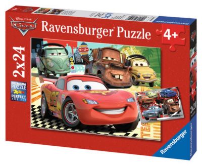 Image of 2er Set Puzzle, je 24 Teile, 26x18 cm, Disney Cars: Neue Abenteuer
