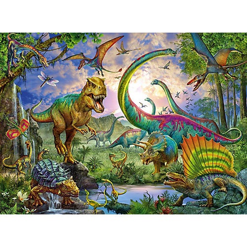 Пазл Ravensburger "XXL: мир динозавров", 200 элементов от Ravensburger