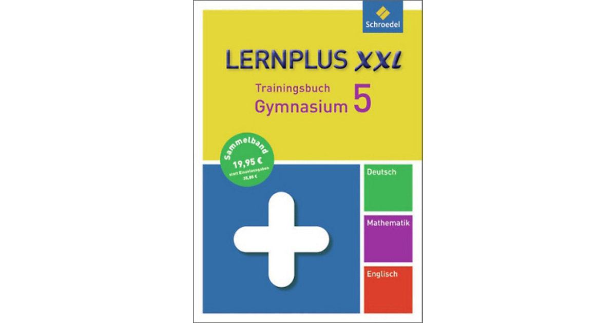Buch - Lernplus XXL - Trainingsbuch Gymnasium: Deutsch / Mathematik / Englisch, 5. Schuljahr