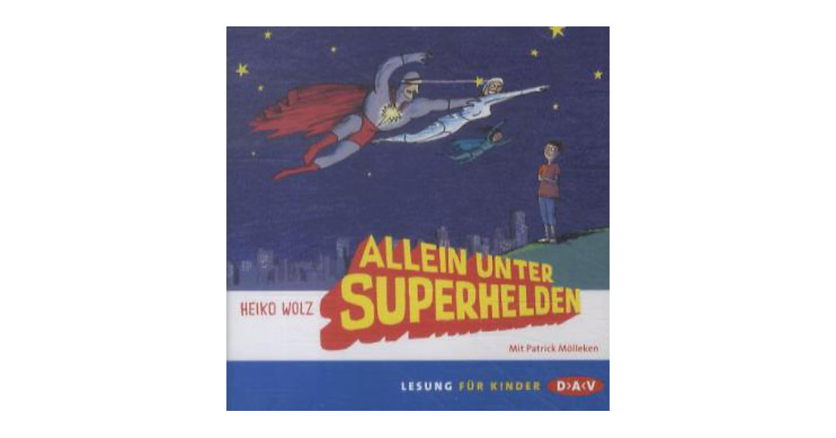 Allein unter Superhelden, 2 Audio-CDs Hörbuch