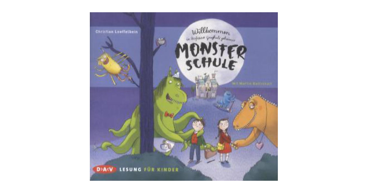 Willkommen in Professor Graghuls geheimer Monsterschule, 2 Audio-CDs Hörbuch