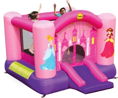 HappyHop Hpfburg Prinzessin mit Rutsche rosa/lila