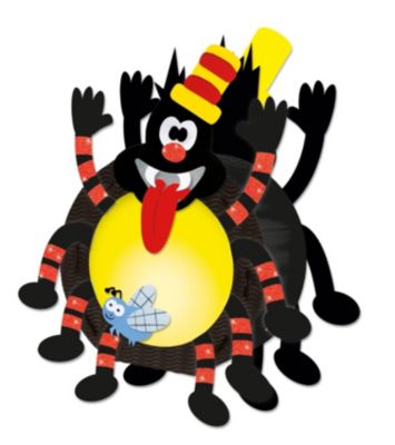 Laternenbastelset Spinne
