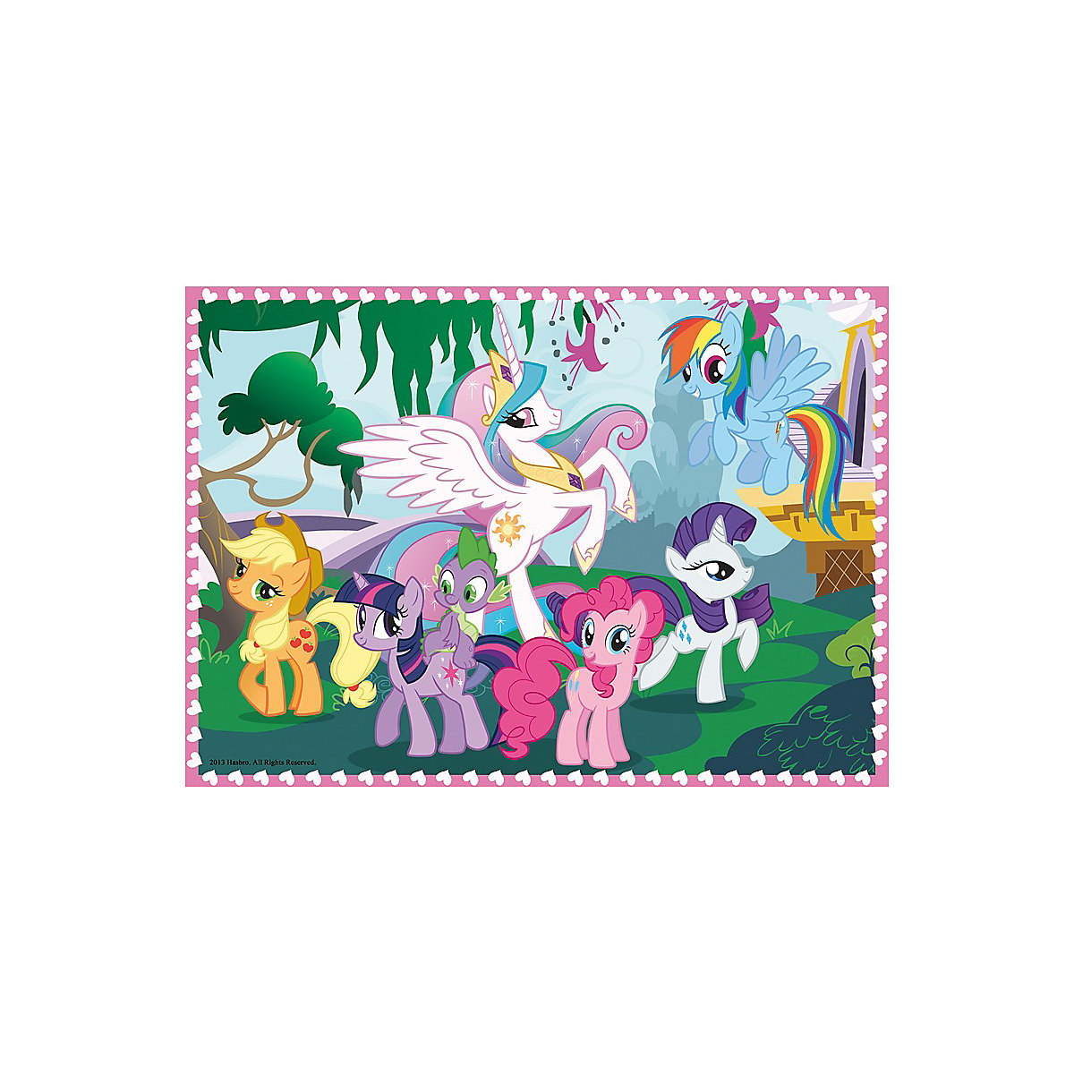90353 My Little Pony von 20 bis 48 Teilen Trefl- Die magische Welt der Ponys für Kinder ab 4 Jahren Puzzle 10 Sets 