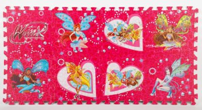 Коврик-пазл "Winx", 8 деталей