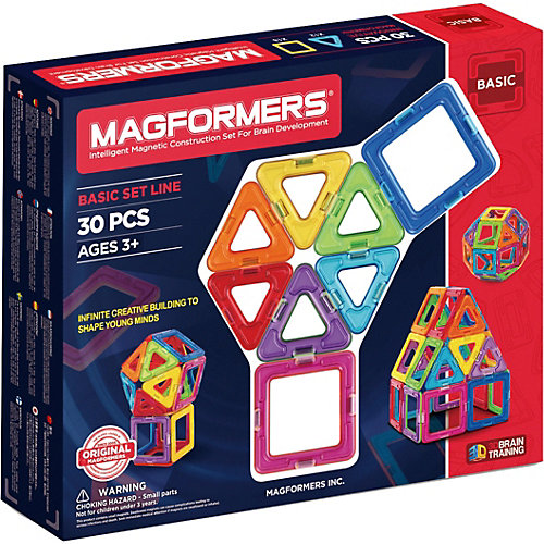 Магнитный конструктор, 30 деталей, MAGFORMERS от MAGFORMERS