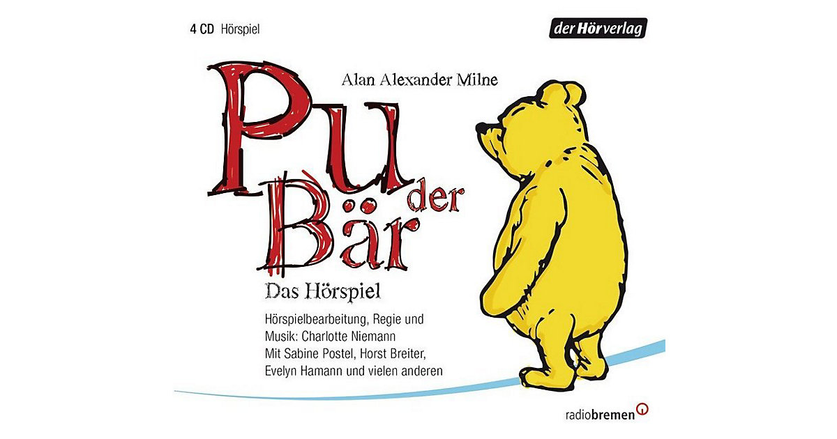 Pu der Bär, 4 Audio-CDs Hörbuch