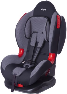 Автокресло Siger Кокон Isofix, 9-25 кг, серый