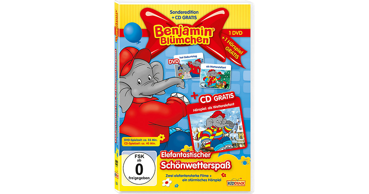DVD Benjamin Blümchen Special DVD-Box (2 Filme + Hörspiel) Hörbuch
