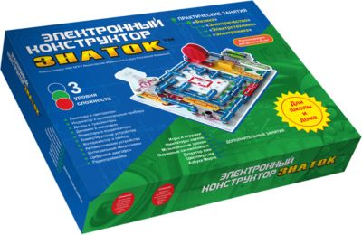 Электронный конструктор "999 схем+школа", Знаток