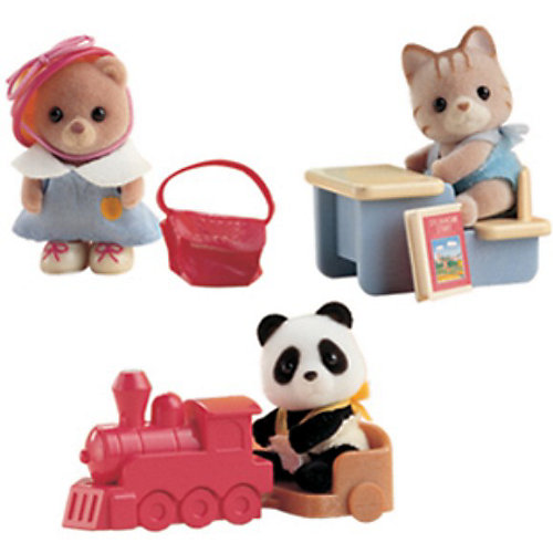 Набор #3 "Младенец в пластиковом сундучке", Sylvanian Families от Эпоха Чудес
