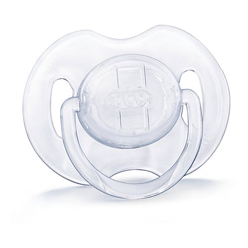 Силиконовая пустышка Классика, 0-6 мес., 2 шт., AVENT, белый от PHILIPS AVENT