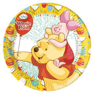 Тарелки "Винни и Хрюня", 20 см, 8 шт.