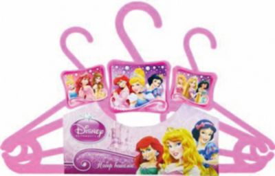 Набор из 3-х вешалок "Принцессы в жемчуге", Disney Princess