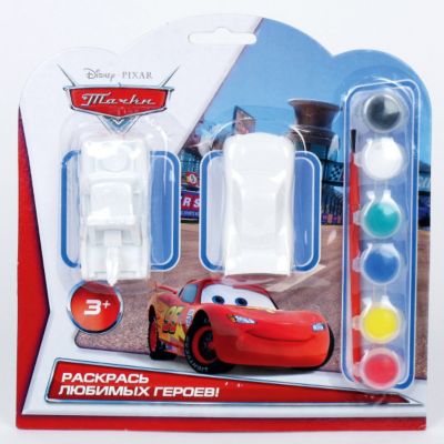 Набор-раскраска, Тачки,  2 фигурки
