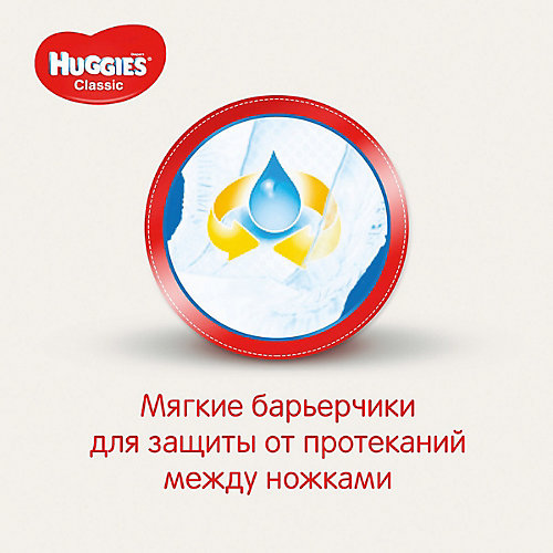 Подгузники Huggies Classic (4) Mega Pack 7-18 кг, 68 шт. от HUGGIES