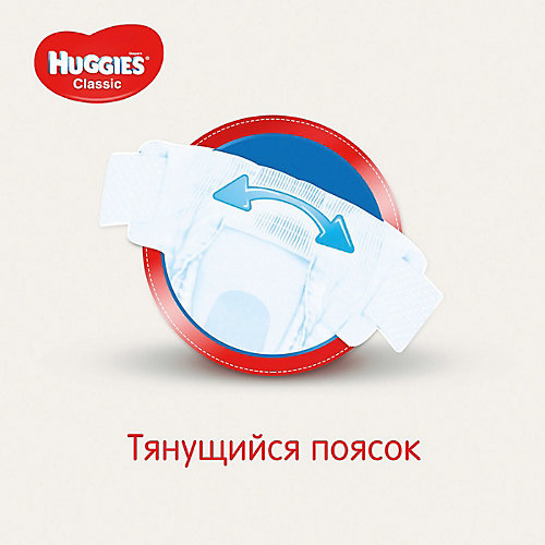 Подгузники Huggies Classic (4) Mega Pack 7-18 кг, 68 шт. от HUGGIES