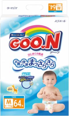 Подгузники Goon, M 6-11 кг, 64 шт.