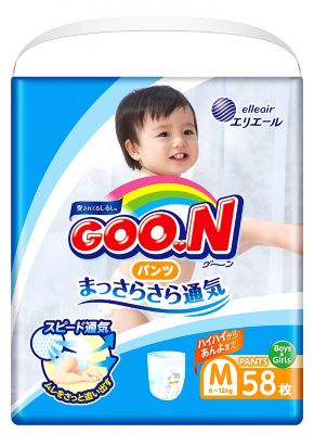 Подгузники-трусики Goon, М 6-12 кг, 58 шт.