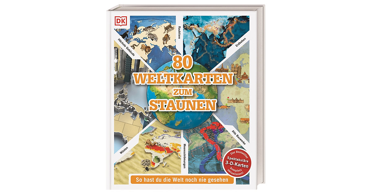 Buch - 80 Weltkarten zum Staunen