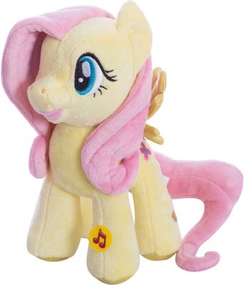 Мягкая игрушка  Пони Флаттершай, со светом и звуком, My little Pony, МУЛЬТИ-ПУЛЬТИ
