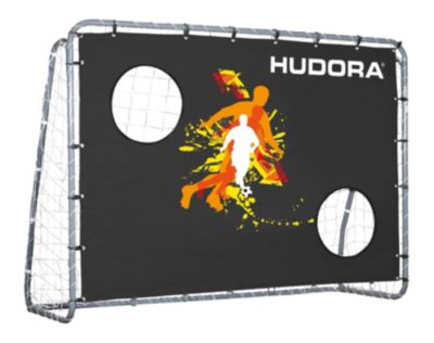 Fuballtor mit Torwand Arena, 213 cm schwarz