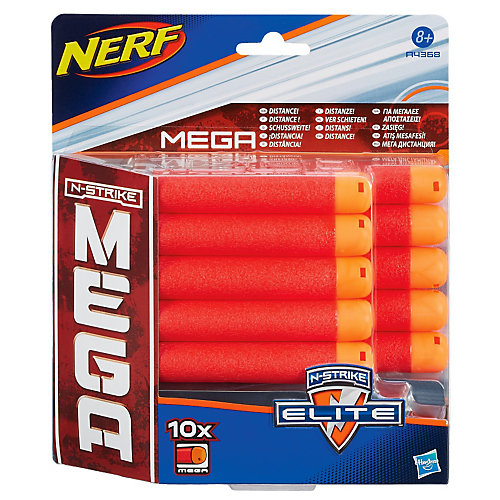 Комплект стрел Nerf для бластеров Mega, 10 шт от Hasbro