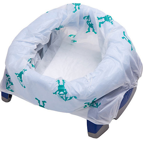 Дорожный горшок Potette Plus сине-зелёный