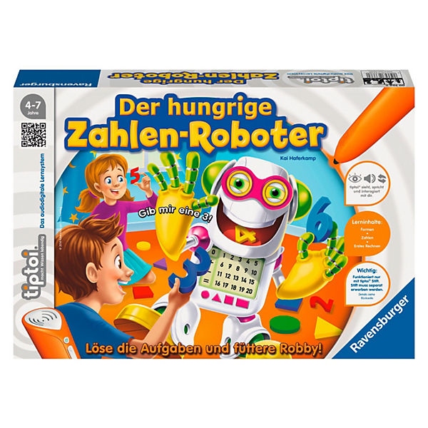 tiptoi: Der hungrige Zahlenroboter (ohne Stift)